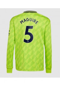 Manchester United Harry Maguire #5 Fotballdrakt Tredje Klær 2022-23 Lange ermer